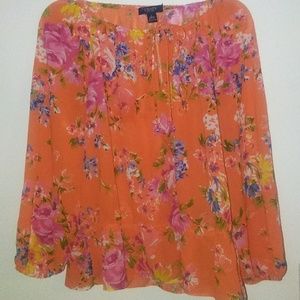 Orange Chaps Blouse